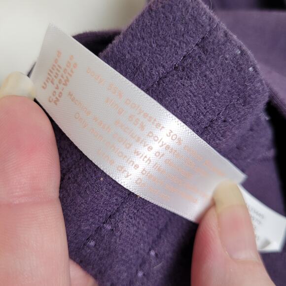 New Cacique purple unlined full coverage no wire bra size 52C - Picture 7 of 7